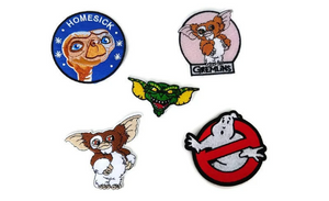 Patch brodé thermocollant film culte, ET, Gremlins, Ghostbuster.