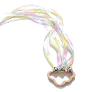 Cloud kite ring with ribbons